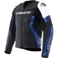 Dainese Corsa 5 Giacca in pelle uomo bianca, taglia 52