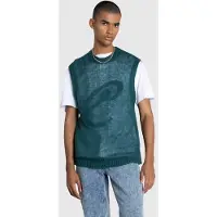 Streetwear Favourites Café De Flore X Highsnobiety – Script Sweater Vest Green Taglia: M | Cardigan Outlet | Uomo | Verde
