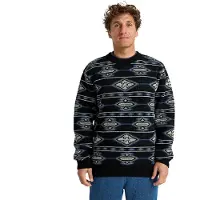 Billabong Ranchero Crew Maglione Uomo (XL, nero)