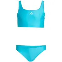 Adidas Kid's 3-Stripes BLD Bikini Bikini Bambini (116, turchese)