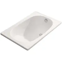 Jika Riga - Vasca da bagno, 1050x700x375 mm, bianco H2340000000001