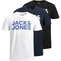 Jack & Jones Confezione Da 3 T-shirt Con Logo