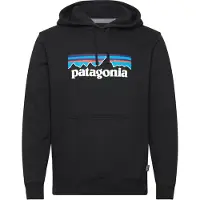 Patagonia P-6 Logo Uprisal Hoody Felpa con cappuccio Uomo (S, nero)