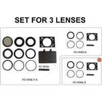 PDMovie Mini Matte Box - Set per 3 obiettivi