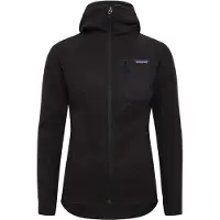 Patagonia - Pile tecnico con cappuccio da donna - W's R1 Air Full-Zip Hoody Black - Taglia XS - Nero