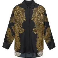 AllSaints Bernie Shirt Ella Black Taglia: 4 | Magliette intime Outlet | Donna | Nero