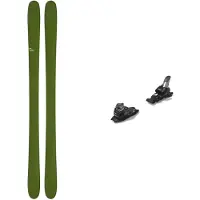 Candide Skis - Sci all-mountain - Pack AREA 91 2027 in Legno - Verde