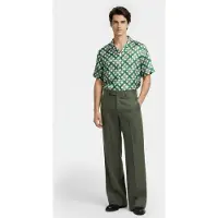 Reiss Printed Cuban Collar Casual Shirt Green Taglia: S | Camicie Casual Outlet | Uomo | Verde