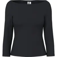 Pieces Top Con Maniche A 3/4 | Nero | XS