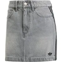 Adidas Gonne corte Adicolor 3-Stripes Denim Mini Skirt donne - Grigio - FR 34