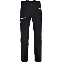Ortovox - Pantaloni da sci alpinismo antivento e idrorepellenti da uomo - Pizol Pants M Black Raven per Uomo in Softshell - Taglia S - Nero