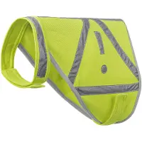 Hunter Reflective Safety Vest Cappottini per cani (Halsumfang 42-50 cm - Bauchumfang 50-68 cm, giallo)