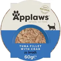 Applaws Cibo Per Gatti Tonno E Granchio 10x60g