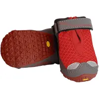 Ruffwear Grip Trex Scarpe per cani (38 mm, rosso)