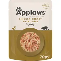 Applaws Pollo E Agnello In Gelatina 16x70g Cibo Per Gatti