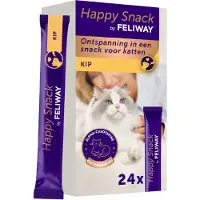 Feliway Pollo Gatto Snack Happy Snack 24 Pezzi