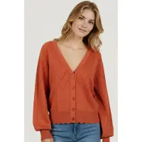 Esqualo Cardigan Lurex Rust Taglia: S | Giacche Outlet | Donna | Marrone