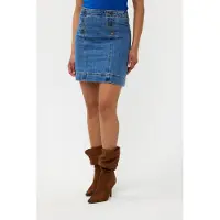 Esqualo Skirt Denim Buttons Jeans Blue Taglia: 36 | Minigonne Outlet | Donna | Blu