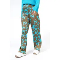 Esqualo Trousers Sateen Expressive Roots Print Taglia: 36 | Pantaloni da completo Outlet | Donna