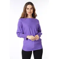 Esqualo Sweater Batwing Buttoned Cuff Deep Lavender Taglia: S | Maglioni a maglia Outlet | Donna