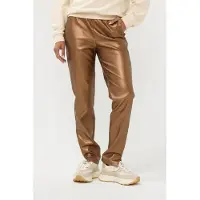 Esqualo Trousers Tregging Vegan Leather Brandy Taglia: 34 | Pantaloni da completo Outlet | Donna