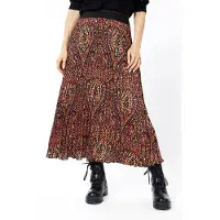 Esqualo Skirt Plisse Sateen Rewilding Print Taglia: 36 | Maxi gonne Outlet | Donna