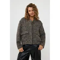 Esqualo Jacket Bomber Tweed Black Taglia: 38 | Bomber Outlet | Donna | Nero