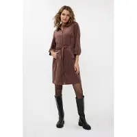 Esqualo Dress Suedine Chocolate Taglia: 36 | Abiti in T-Shirt Outlet | Donna | Marrone