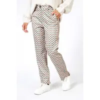 Esqualo Trousers Chino Graphic Roots Print Taglia: 38 | Pantaloni da completo Outlet | Donna