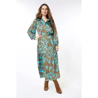 Esqualo Dress Long Expressive Roots Print Taglia: 36 | Maxi abiti Outlet | Donna