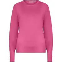 Esqualo Sweater R-neck Buttoned Sleeve Cuff Pink Taglia: XS | Maglioni a maglia Outlet | Donna | Rosa