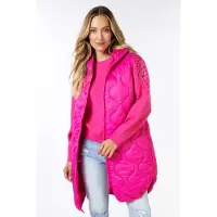 Esqualo Bodywarmer Quilted Long Fuchsia Taglia: XS/S | Giacche Outlet | Donna | Rosa