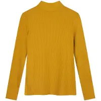 Esqualo Top Small Rib Mustard Taglia: S | Maglie a manica lunga Outlet | Donna | Giallo