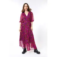 Esqualo Dress Long Wrap Over Floral Wilding Print Taglia: 34 | Maxi abiti Outlet | Donna