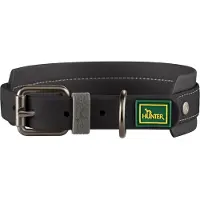 Hunter Halsband Havanna Collari per cani (M - 37-45 cm, nero)