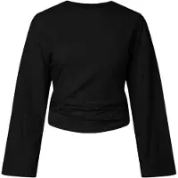 Pieces Top A Maniche Lunghe | Nero | XL