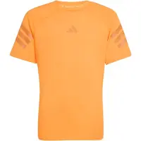 Adidas Kid's Sport Icons 3-Stripes Tee Maglia funzionale Bambini (176, arancione)