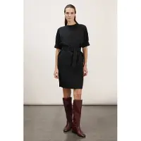 Motivi Dress With Belt Black Taglia: 40 | Abiti in T-Shirt Outlet | Donna | Nero