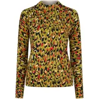 Esqualo Sweater Buttoned Slve Untamed Animal Print Taglia: S | Maglioni a maglia Outlet | Donna