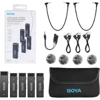 Boya Microfono Wireless W4 1rx-4tx Trrs-trs