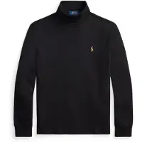 Ralph Lauren per uomo. 710760126001 Maglietta nera di base (M), Nero, Casual, Cotone, Manica lunga