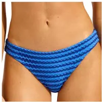 Seafolly Women's Mesh Effect Hipster Pant Parte inferiore bikini Donna (40, blu)