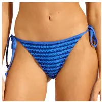 Seafolly Women's Hipster Tie Side Parte inferiore bikini Donna (40, blu)