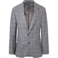 Hackett London per uomo. HM443289 Blazer grigio Cash Tattersal (40/32), Casual, Da sera, Lana, Classico, Manica lunga