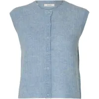 Selected Gilet A Maglia Donne Blu XL