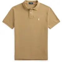 Ralph Lauren per uomo. 710680784332 L'iconica polo in piqué marrone (XS), Beige, Casual, Cotone, Manica corta