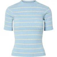 Pieces Top A Maglia | Blu | XS