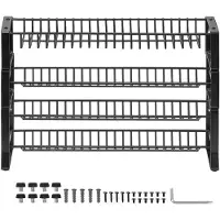 OEM Organizzatore impilabile a 4 livelli per spezie, removibile, ideale per la cucina, per riporre le spezie sul piano di lavoro. Dimensioni: 15,8x10,7 pollici
