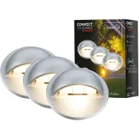 Briloner Faretto LED da incasso 3923034, IP65, 12 V, kit di espansione da 3 pezzi, Ø 3,5