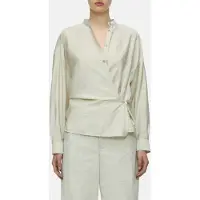 Closed Wrap Blouse Shirt Sabbia Beige Taglia: L | Magliette intime Outlet | Donna | Marrone